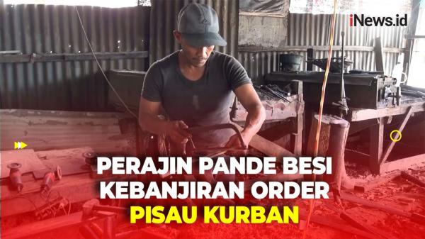 Jelang Iduladha, Perajin Pande Besi di Aceh Kebanjiran Order Pisau Kurban